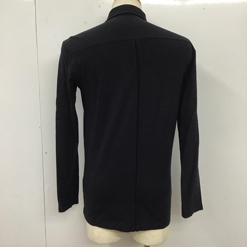 コスチュームナショナルオム CoSTUME NATIONAL HOMME カットソー 長袖 ポロシャツ S ワンポイント 紺 / ネイビー /  メンズ USED 古着 中古 10112130