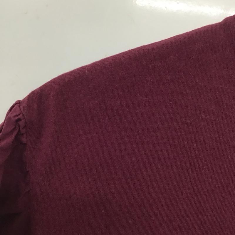 サマンサモスモス Samansa Mos2 Tシャツ 半袖 FREE プリント X ロゴ、文字 紫 / パープル / レディース USED 古着 中古 10134273