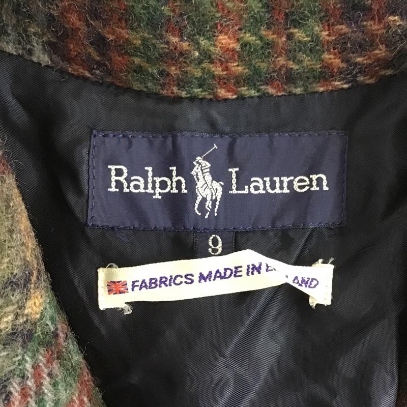 ラルフローレン RALPHLAUREN ジャケット、上着 ジャケット、ブレザー チェック マルチカラー / マルチカラー / レディース USED 古着 中古 10105764
