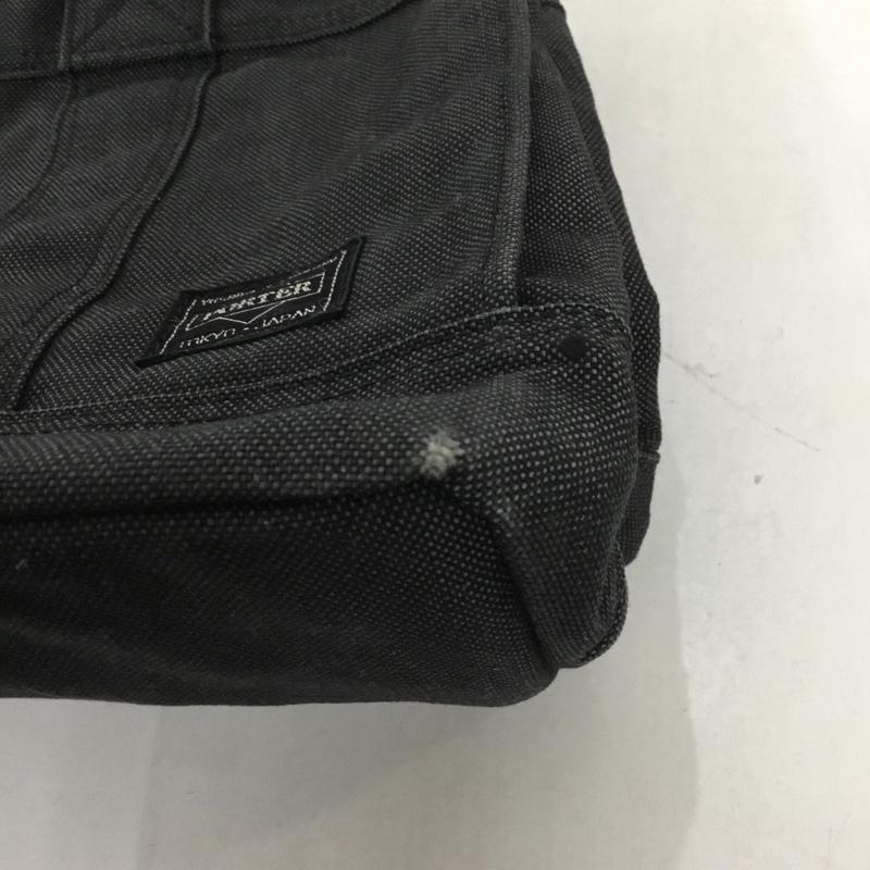 ポーター PORTER ハンドバッグ ハンドバッグ ロゴ、文字 黒 / ブラック / メンズ USED 古着 中古 10130786