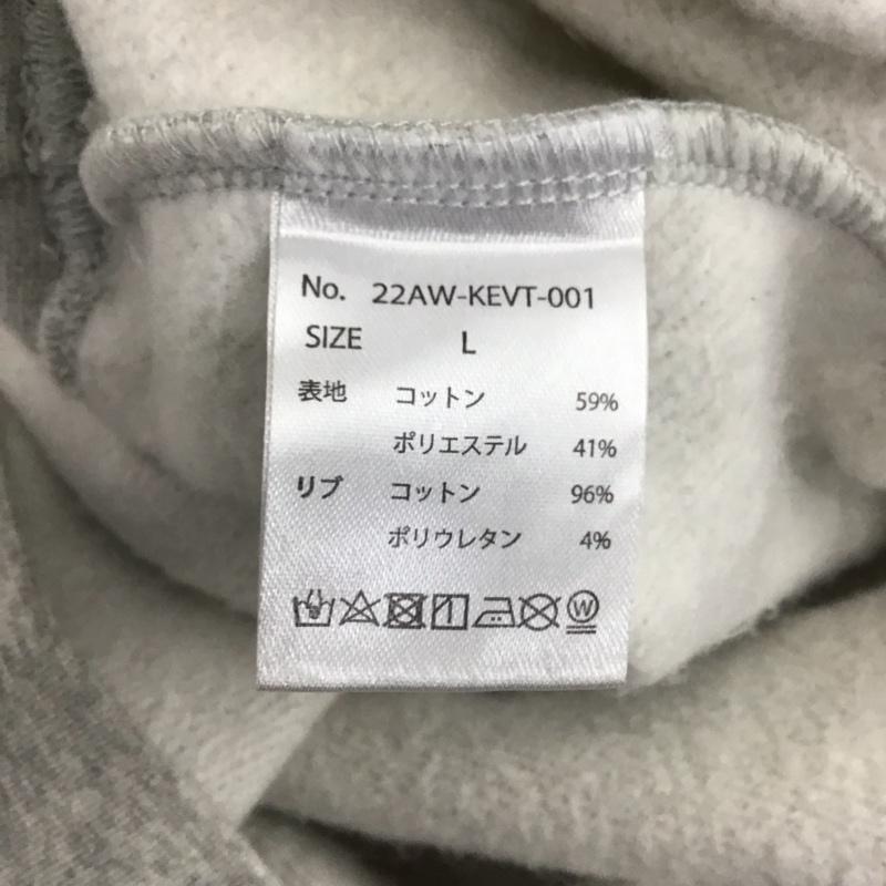 ケルティ KELTY トレーナー 長袖 22aw-kevt-001 スウェット 長袖トレーナー L ロゴ、文字 灰 / グレー / メンズ USED 古着 中古 10122952