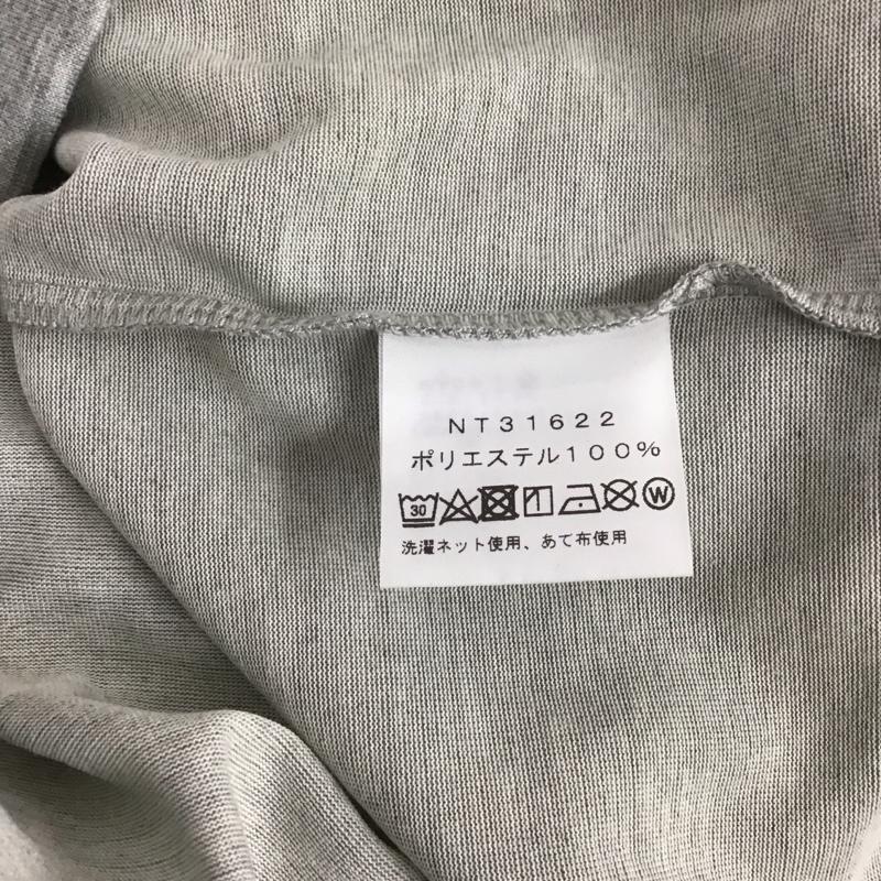 ザノースフェイス THE NORTH FACE Tシャツ 半袖 nt31622 トレッキング半袖Tシャツ 半袖カットソー プリントTシャツ XL ロゴ、文字 灰 / グレー / メンズ USED 古着 中古 10127424