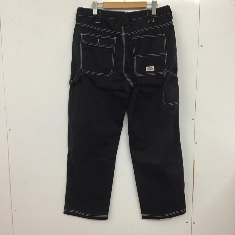 ディッキーズ Dickies パンツ ワークパンツ、ペインターパンツ dk008069blk1 ワークパンツ ワイドパンツ カジュアルパンツ 32インチ 無地 紺 / ネイビー / メンズ USED 古着 中古 10134806