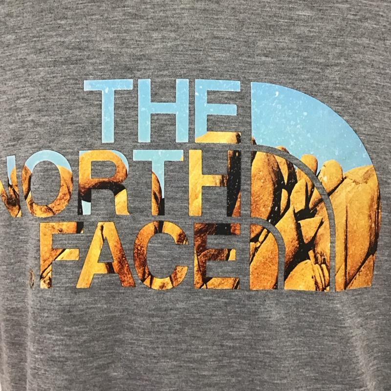 ザノースフェイス THE NORTH FACE Tシャツ 半袖 NT31902Z 半袖Tシャツ プリントTシャツ 半袖カットソー M プリント 灰 / グレー /  メンズ USED 古着 中古 10109827