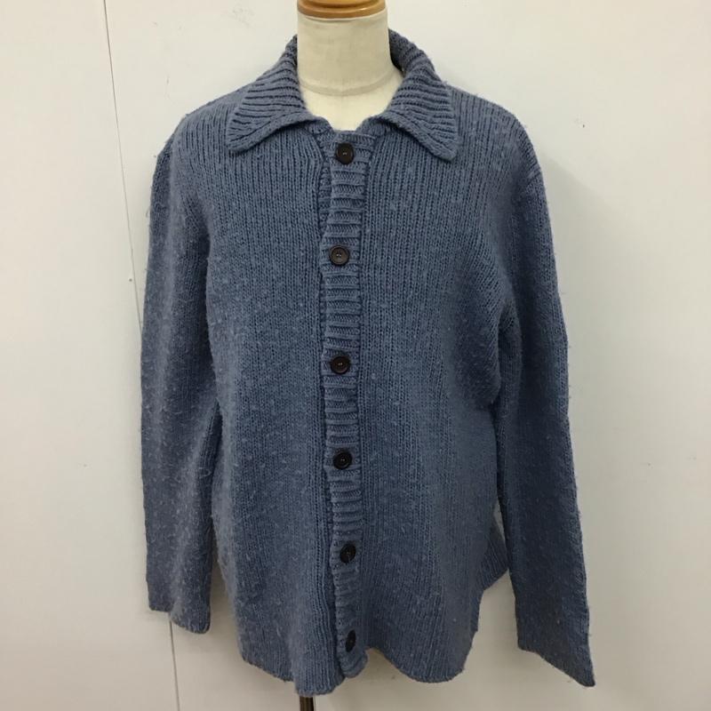 アワーレガシー Our Legacy カーディガン 長袖 4052090048 襟付き M 無地 青 / ブルー / メンズ USED 古着 中古 10123528