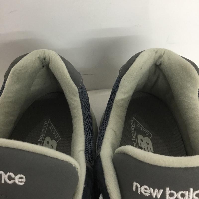 ニューバランス New Balance スニーカー スニーカー U992NY 29cm 箱有 29.0cm ロゴ、文字 紺 / ネイビー / X 灰 / グレー / メンズ USED 古着 中古 10142064