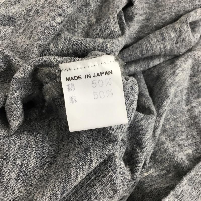 ワイズ Y s Tシャツ 半袖 半袖カットソー プリントTシャツ クルーネックカットソー 無地 灰 / グレー / レディース USED 古着 中古 10126944