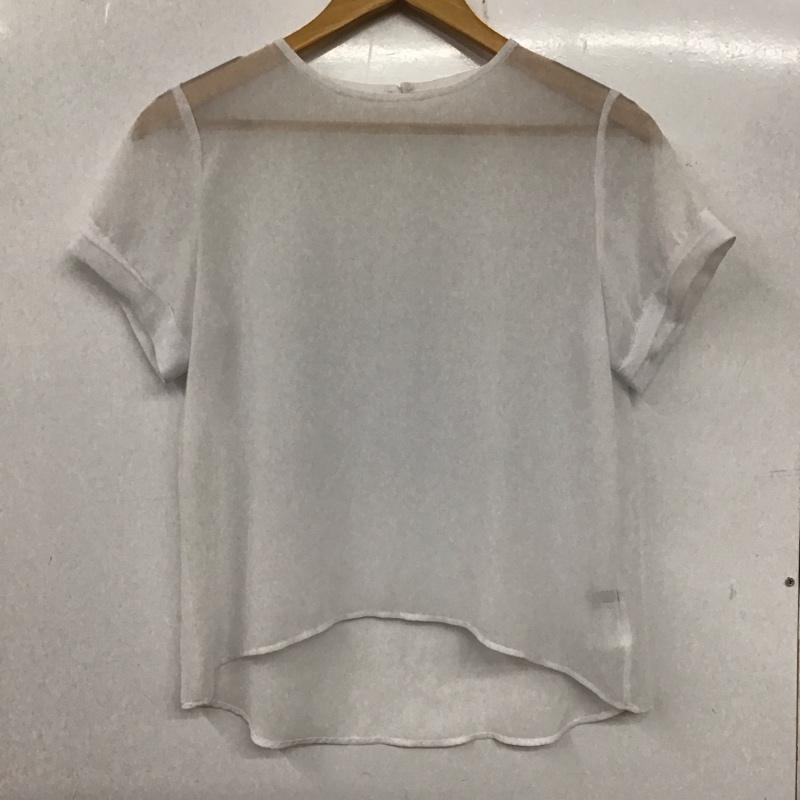 エモダ EMODA カットソー 半袖 半袖カットソー 無地Tシャツ クルーネックカットソー 無地 白 / ホワイト / レディース USED 古着 中古 10136450