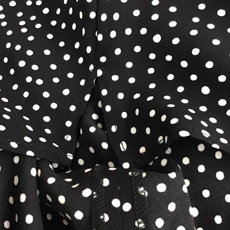 スライ SLY カットソー 長袖 030ba430-5320 PETIT DOT V/N TOPS FREE ドット 黒 / ブラック / レディース USED 古着 中古 10119888