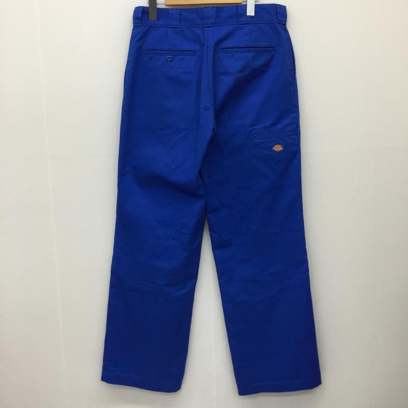 ディッキーズ Dickies パンツ ワークパンツ、ペインターパンツ 32インチ ロゴ、文字 青 / ブルー / メンズ USED 古着 中古 10133768