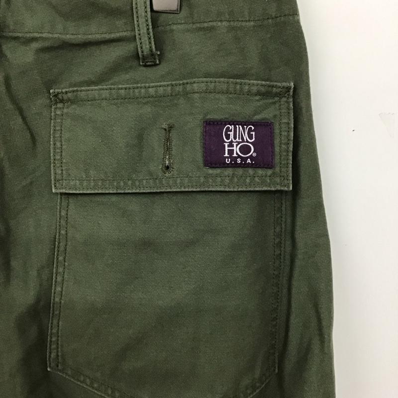 ガンホー GUNG HO パンツ ワークパンツ、ペインターパンツ 無地 カーキ / カーキ / メンズ USED 古着 中古 10129948
