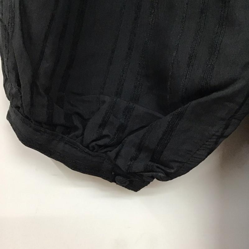 フラーネ Frene シャツ、ブラウス 長袖 FREE 無地 黒 / ブラック / レディース USED 古着 中古 10130281