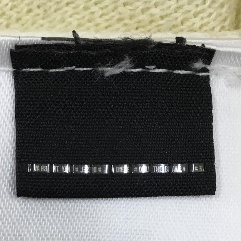 ディーゼル DIESEL ニット、セーター 半袖 L 白 / ホワイト / X 黄 / イエロー / X 青 / ブルー / メンズ USED 古着 中古 10133595