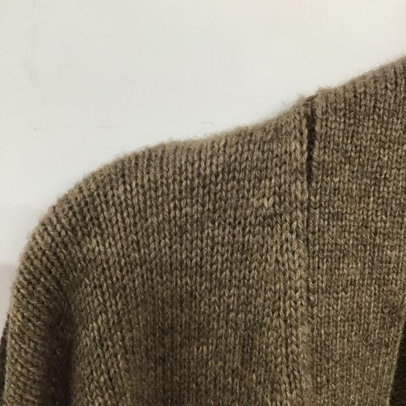 ザラ ZARA カーディガン 長袖 M 無地 茶 / ブラウン / レディース USED 古着 中古 10133455
