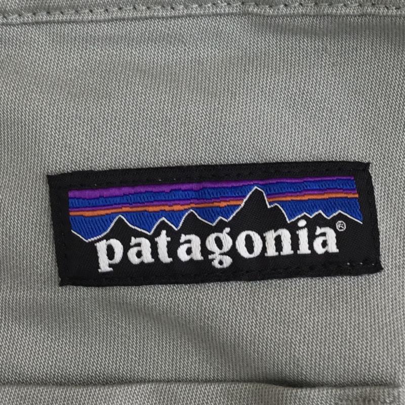 パタゴニア patagonia パンツ ワークパンツ、ペインターパンツ M ワンポイント X ロゴ、文字 薄緑 / ライトグリーン / メンズ USED 古着 中古 10129016