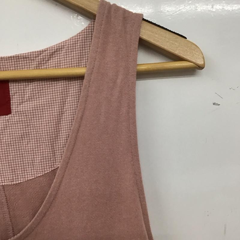 ピンクハウス PINK HOUSE ワンピース ロングスカート ノースリーブワンピース ロングスカート フレアスカート ロゴ、文字 桃 / ピンク / レディース USED 古着 中古 10134200