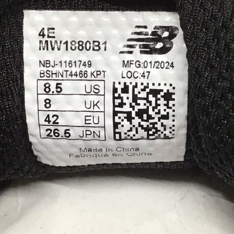 ニューバランス New Balance スニーカー スニーカー MW1880B1 ウォーキングシューズ 26.5cm 箱有 26.5cm ロゴ、文字 黒 / ブラック / メンズ USED 古着 中古 10113428