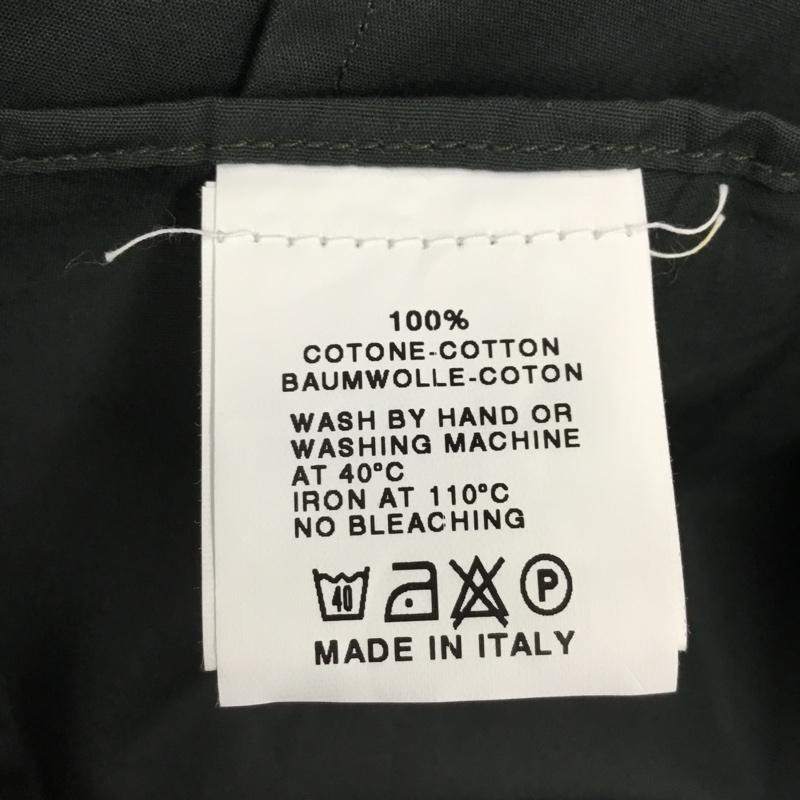 ラフシモンズ RAF SIMONS シャツ、ブラウス 半袖 半袖シャツ カラーシャツ 半袖カットソー 無地シャツ 44 無地 カーキ / カーキ / メンズ USED 古着 中古 10116135