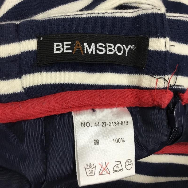 ビームスボーイ BEAMS BOY スカート ミニスカート ミニスカート プリントスウェットスカート ボーダー ボーダー柄 マルチカラー / マルチカラー / レディース USED 古着 中古 10114271