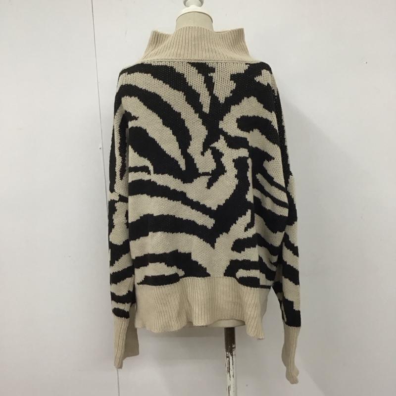 ダブルクローゼット w closet ニット、セーター 長袖 ハイネック FREE  マルチカラー / マルチカラー /  レディース USED 古着 中古 10109101
