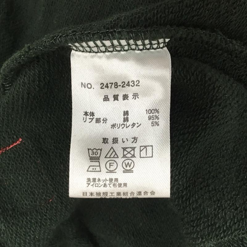 ディッキーズ Dickies トレーナー 長袖 長袖スウェット 長袖トレーナー リブカットソー 長袖カットソー プリントトレーナー M ロゴ、文字 緑 / グリーン / メンズ USED 古着 中古 10111805