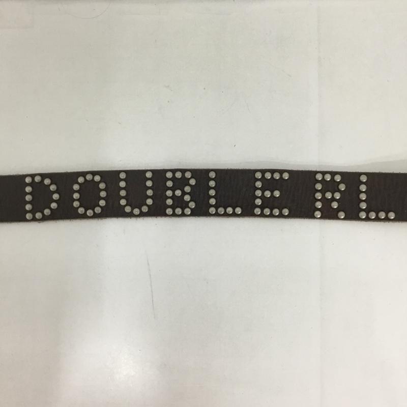 ダブルアールエル RRL ベルト・バックル ベルト レザーベルト 38 スタッズ 茶 / ブラウン / メンズ USED 古着 中古 10127790