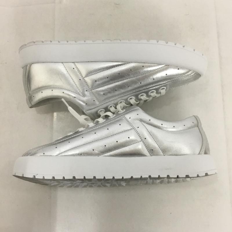 エムエムシックス MM6 スニーカー スニーカー メタリックカラー 箱有 39 無地 銀 / シルバー / メンズ USED 古着 中古 10138000