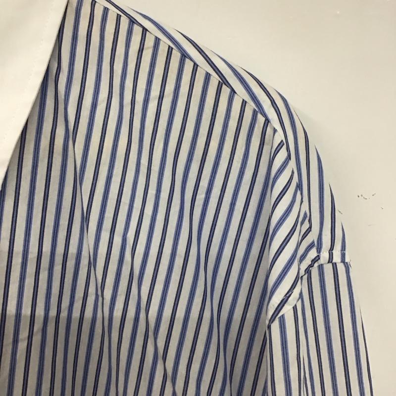 ザラ ZARA シャツ、ブラウス 長袖 長袖シャツ ストライプシャツ カラーシャツ XS ストライプ 白 / ホワイト / X 青 / ブルー / レディース USED 古着 中古 10136462