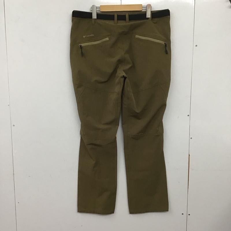 コロンビア Columbia パンツ ワークパンツ、ペインターパンツ 116 pm4695 スリムパンツ ストレッチパンツ アウトドア XL ロゴ、文字 カーキ / カーキ / メンズ USED 古着 中古 10139025