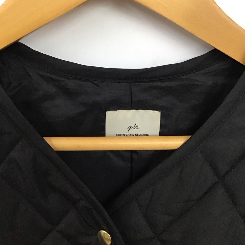 ユナイテッドアローズグリーンレーベルリラクシング UNITED ARROWS green label relaxing コート コート一般 3625-137-1798 撥水 キルト ロング コート 36 無地 黒 / ブラック / レディース USED 古着 中古 10131125
