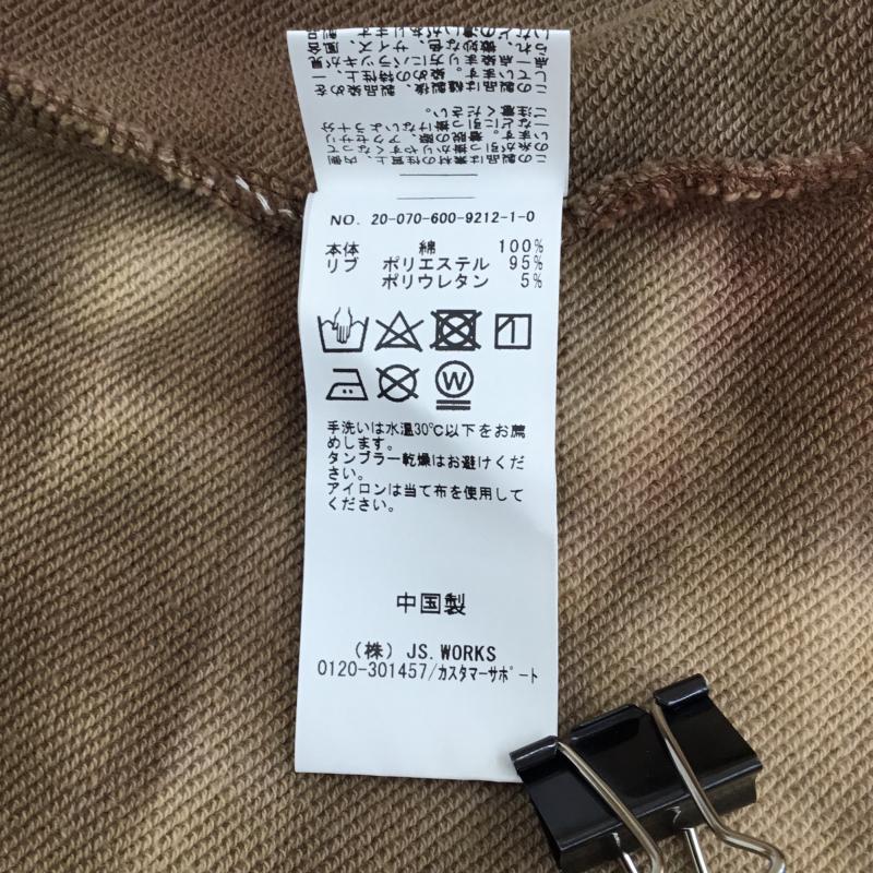 ジャーナルスタンダード JOURNAL STANDARD トレーナー 長袖 スウェット 20-070-600-9212-1-0 L 総柄 茶 / ブラウン / メンズ USED 古着 中古 10136369