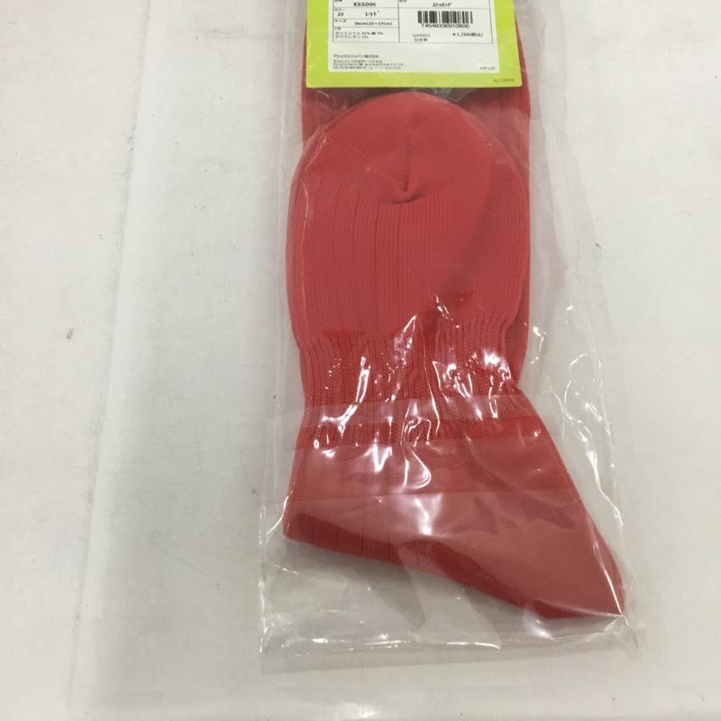 アシックス ASICS ファッション小物 ファッション小物 XSS096 ストッキング ジュニア サッカー 26cm ロゴ、文字 赤 / レッド / ボーイズ USED 古着 中古 10132175