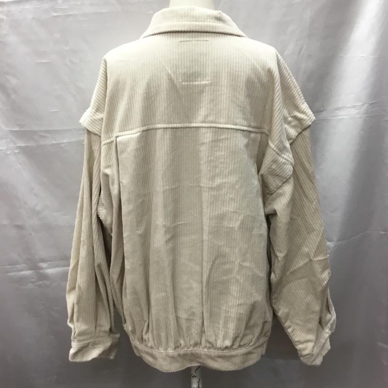 ダブルクローゼット w closet ジャケット、上着 ジャケット、ブレザー 333106 コーデュロイ FREE 無地 アイボリー / アイボリー / レディース USED 古着 中古 10107313