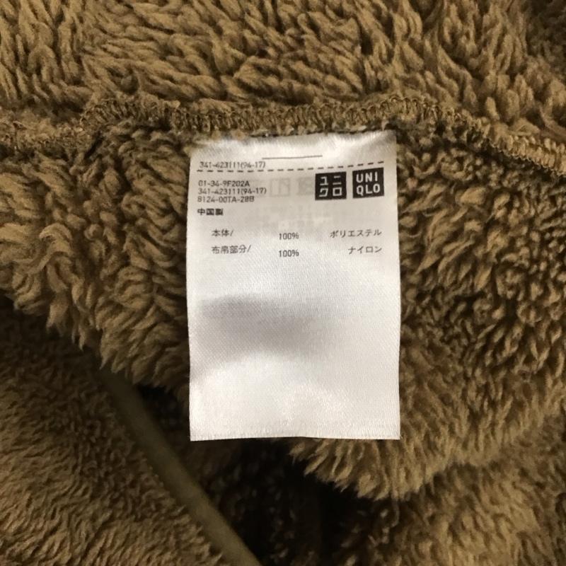 ユニクロ UNIQLO トレーナー 長袖 341-423111 Engineered Garments フリースプルオーバー M 無地 茶 / ブラウン / メンズ USED 古着 中古 10124468