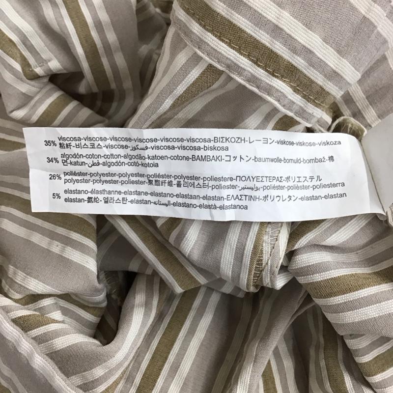 ザラ ZARA スカート ロングスカート フレアロングスカート ストライプスカート カジュアルスカート L ストライプ マルチカラー / マルチカラー / レディース USED 古着 中古 10117676