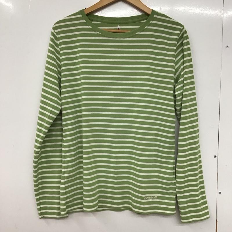 モンベル mont-bell Tシャツ 長袖 1114544 WIC.ボーダー ロングスリーブT XL ボーダー柄 マルチカラー / マルチカラー / レディース USED 古着 中古 10130291