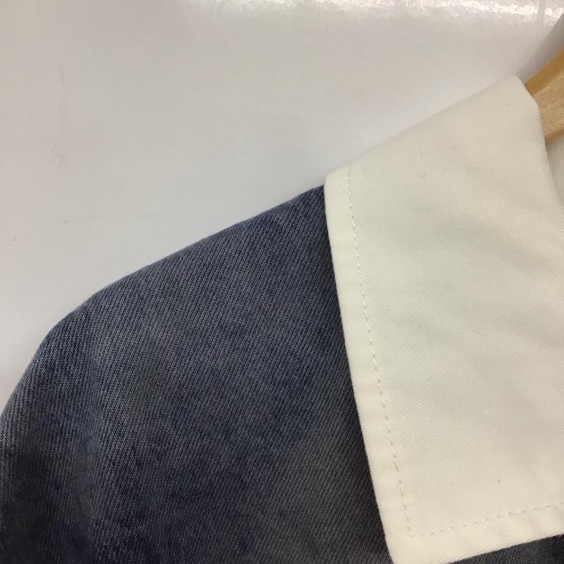 ザラ ZARA ポロシャツ 半袖 半袖ポロシャツ カラーシャツ 半袖カットソー XL 無地 インディゴ / インディゴ / メンズ USED 古着 中古 10133244