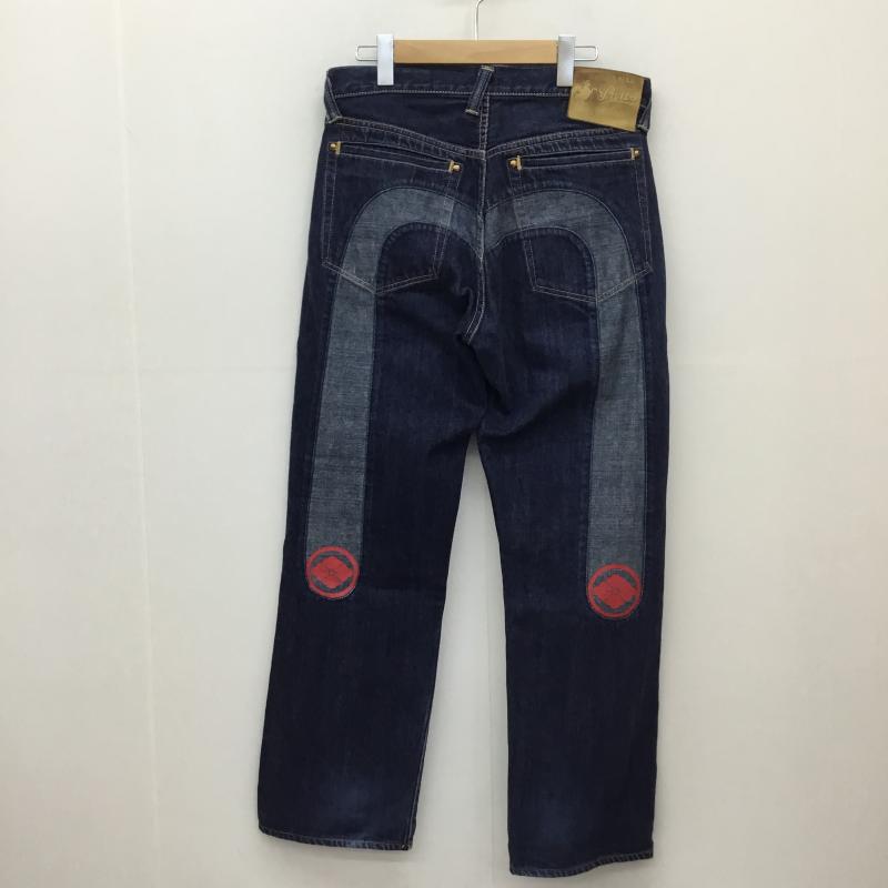エヴィス EVISU パンツ デニム、ジーンズ SIOTANI BROTHER 大黒切替 30インチ インディゴ / インディゴ / メンズ USED 古着 中古 10134497
