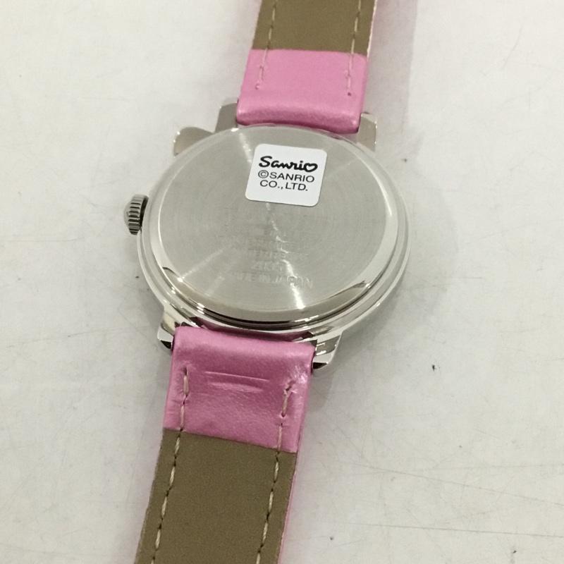 シチズン CITIZEN 腕時計 アナログ(クォーツ式) 0001N003 HelloKitty ハローキティ ストーンベゼル キャラクター 桃 / ピンク / レディース USED 古着 中古 10144128