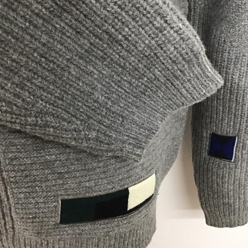 ピーエスポールスミス PS Paul Smith ニット、セーター 長袖 PY-5C-71807 クルーネック M 灰 / グレー / メンズ USED 古着 中古 10125714