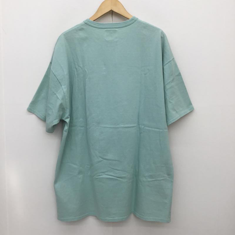 ダブルタップス W)TAPS Tシャツ 半袖 MIN-NANO ミンナノ 19ss 別注 ロゴ、文字 薄緑 / ライトグリーン / メンズ USED 古着 中古 10095988