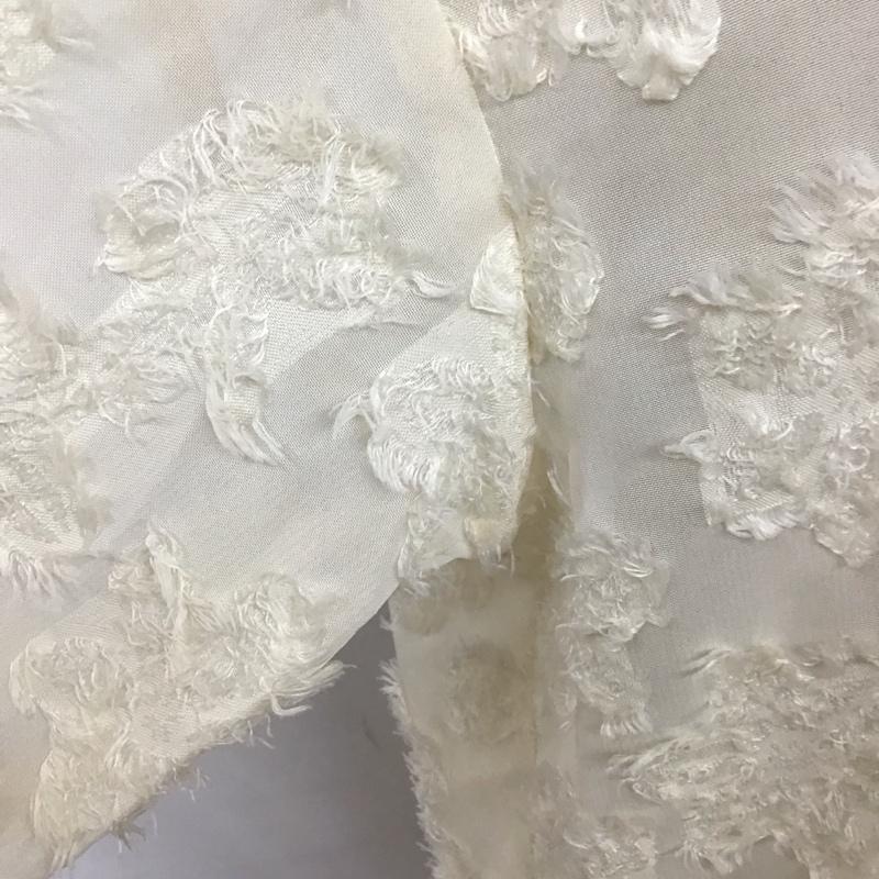 ザラ ZARA シャツ、ブラウス 長袖 2741 759 712 シアー XS アイボリー / アイボリー / レディース USED 古着 中古 10116180