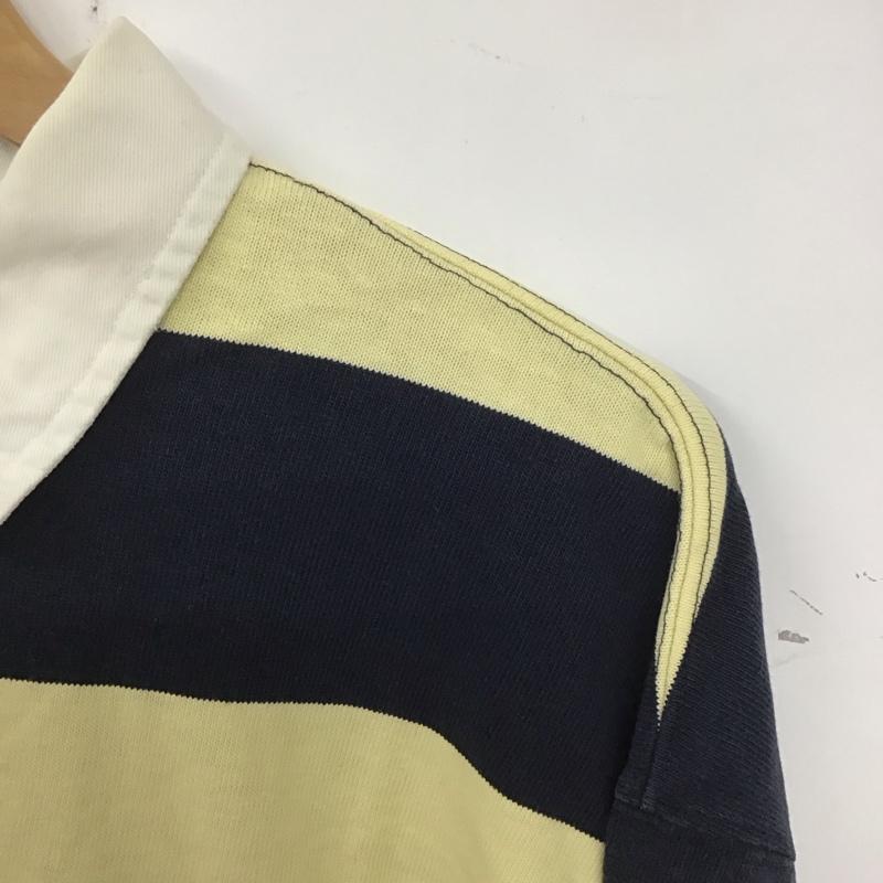 ポロバイラルフローレン Polo by RALPH LAUREN ポロシャツ 長袖 長袖ポロシャツ 長袖カットソー カラーシャツ XXL ボーダー柄 マルチカラー / マルチカラー / メンズ USED 古着 中古 10137303