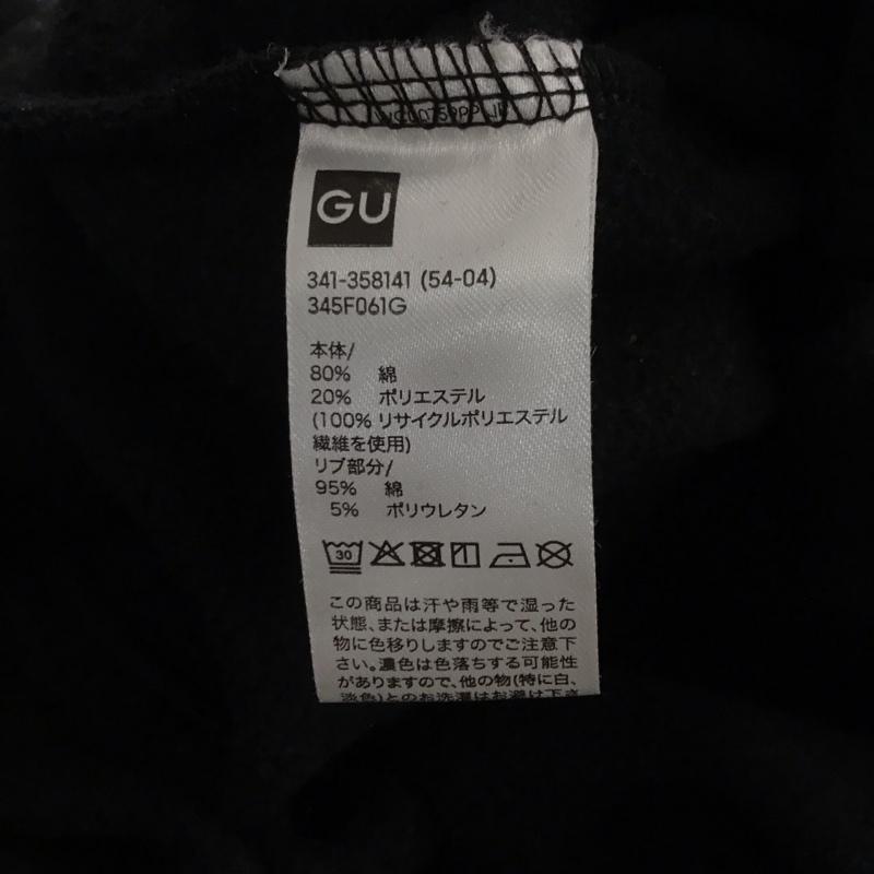 ジーユー GU トレーナー 長袖 341-358141 ストレンジャーシングスヘビーウェイトスウェットプルオーバー XXL ロゴ、文字 黒 / ブラック / メンズ USED 古着 中古 10146195