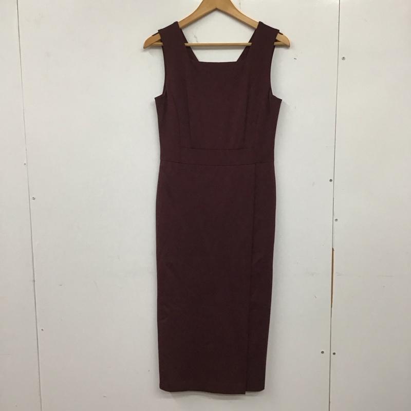 トウキョウ スタイリスト ザ ワン エディション TOKYO STYLIST THE ONE EDITION ワンピース ロングスカート 889-8111504 ノースリーブ 7 無地 えんじ / ワインレッド / レディース USED 古着 中古 10138629