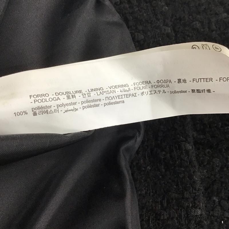 ザラ ZARA ジャケット、上着 ジャケット、ブレザー カジュアルジャケット ノーカラージャケット アウター S 黒 / ブラック / レディース USED 古着 中古 10124063