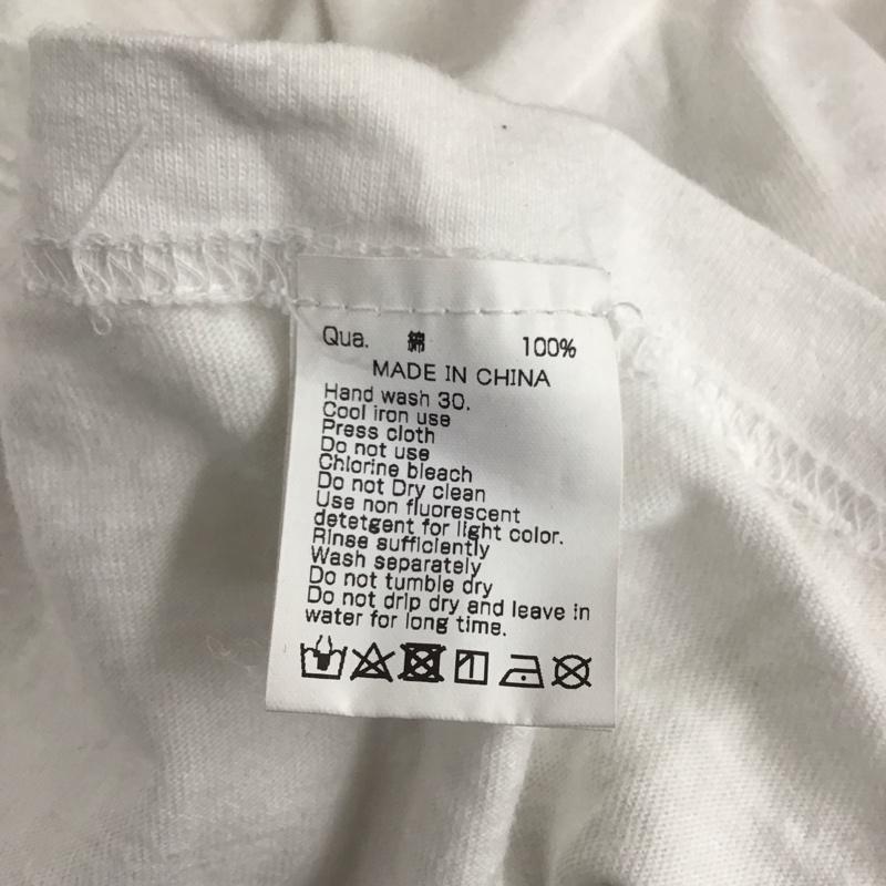 エフアールツー FR2 Tシャツ 半袖 半袖カットソー プリントTシャツ クルーネックカットソー M プリント 白 / ホワイト /  メンズ USED 古着 中古 10110210