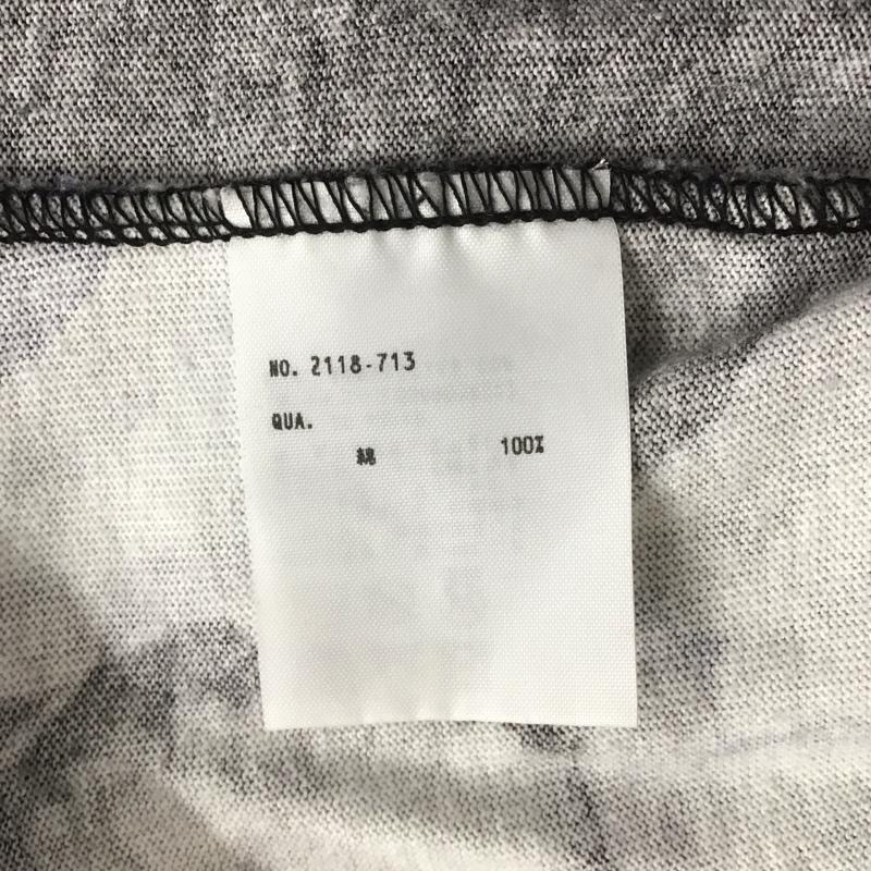 ラッドミュージシャン LAD MUSICIAN Tシャツ 半袖 2118-713 ビッグTシャツ フラワー柄 44 総柄 黒 / ブラック / メンズ USED 古着 中古 10107914