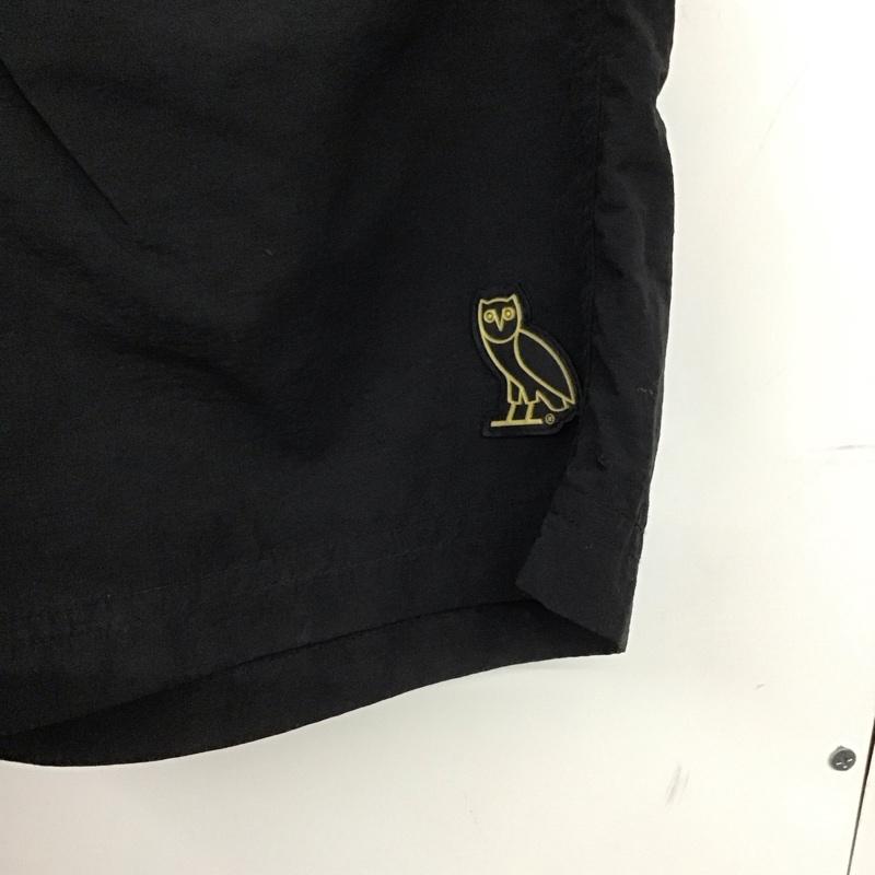 オクトーバーズ ベリー オウン OCTOBERS VERY OWN パンツ ショートパンツ ショートパンツ ハーフパンツ ナイロンパンツ M ロゴ、文字 黒 / ブラック / メンズ USED 古着 中古 10137111
