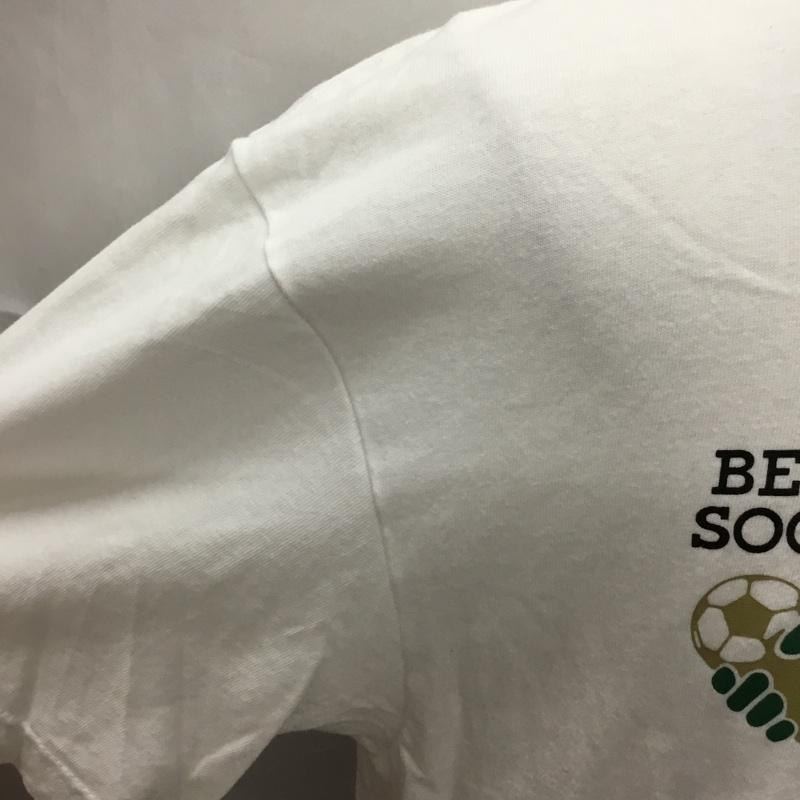 ビームス BEAMS Tシャツ 半袖 58-04-0145-267 BEAMSSOCCERJリーグ 30th Tシャツ 半袖カットソー プリントTシャツ XL プリント 白 / ホワイト / メンズ USED 古着 中古 10108284